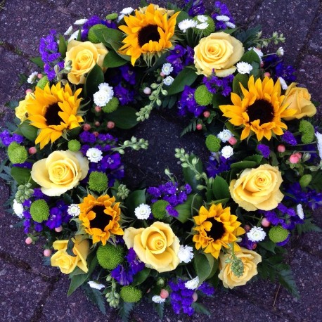 Sunflower Wreath