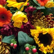 Summer sunset bouquet